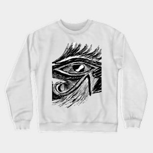 Eye Of Ra Charcoal Crewneck Sweatshirt